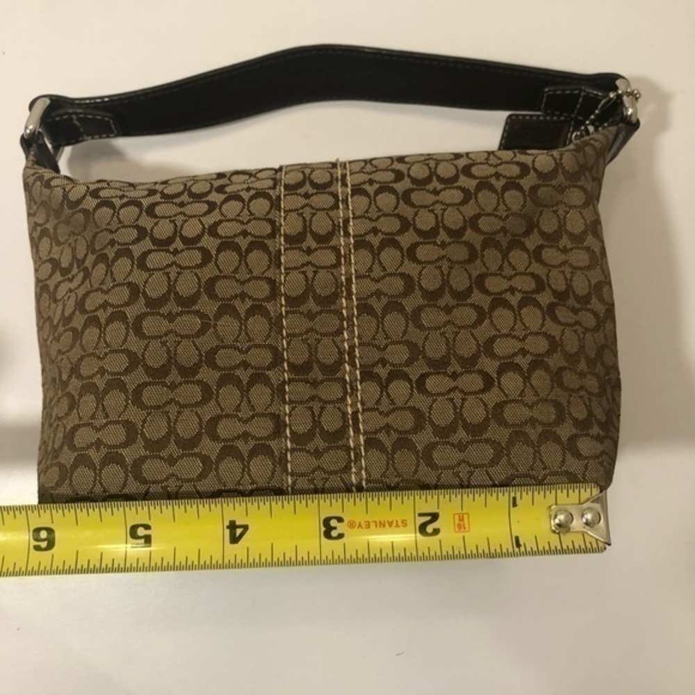Coach vintage y2k signature brown and leather mini bag - Picture 2 of 9